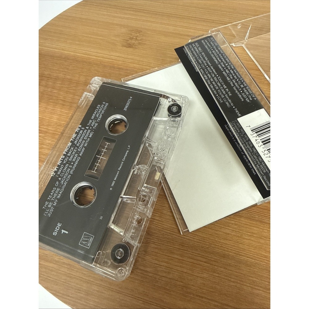 Motown Cassette Classic 12 #1 Hits The 70's Various Artists - Picture 3 of 5
